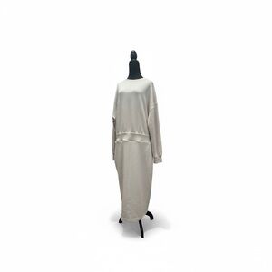 RHONE Cream Long Sleeve Dress